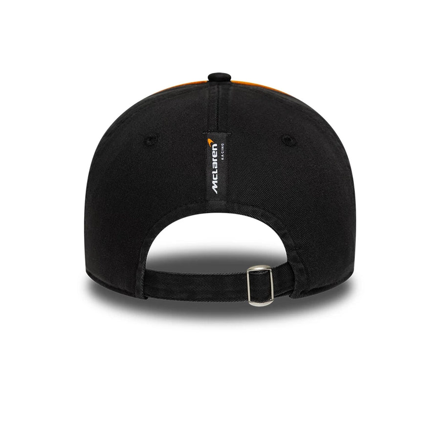 This is a McLaren x Reiss Washed Black 9TWENTY Adjustable Cap 4