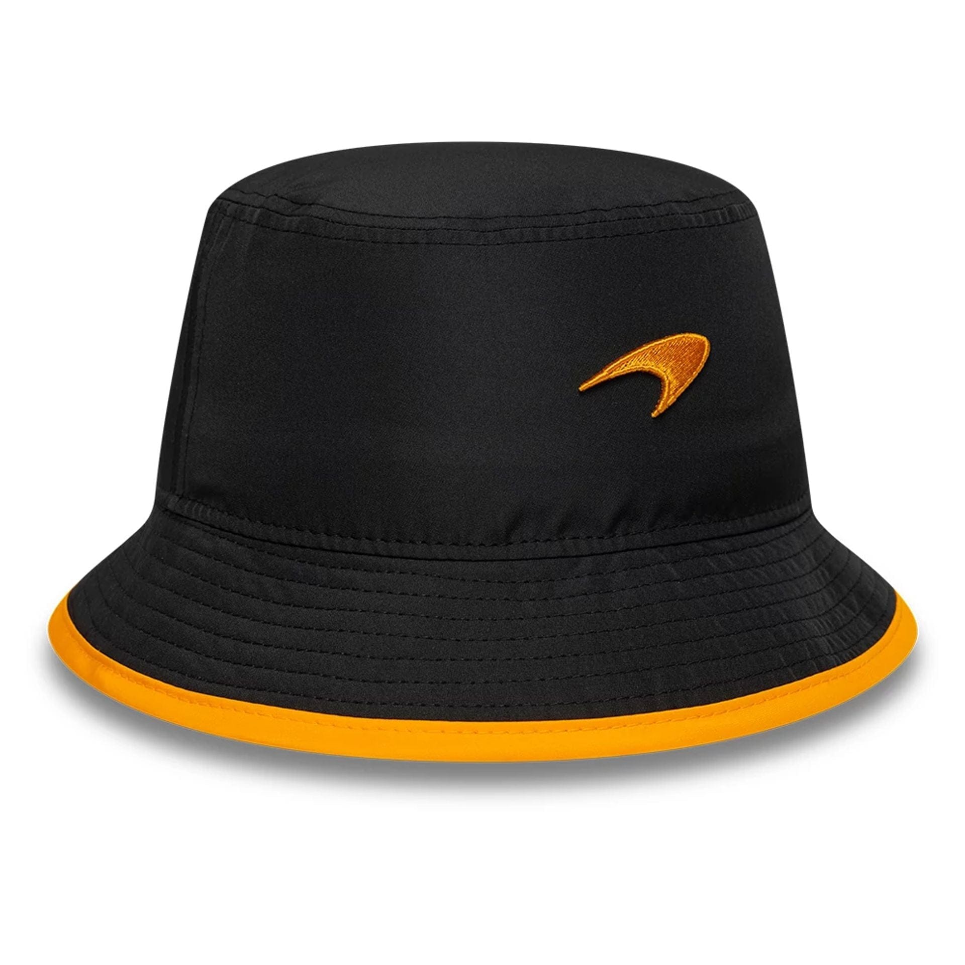 This is a McLaren x Reiss Seasonal Black Bucket Hat 4