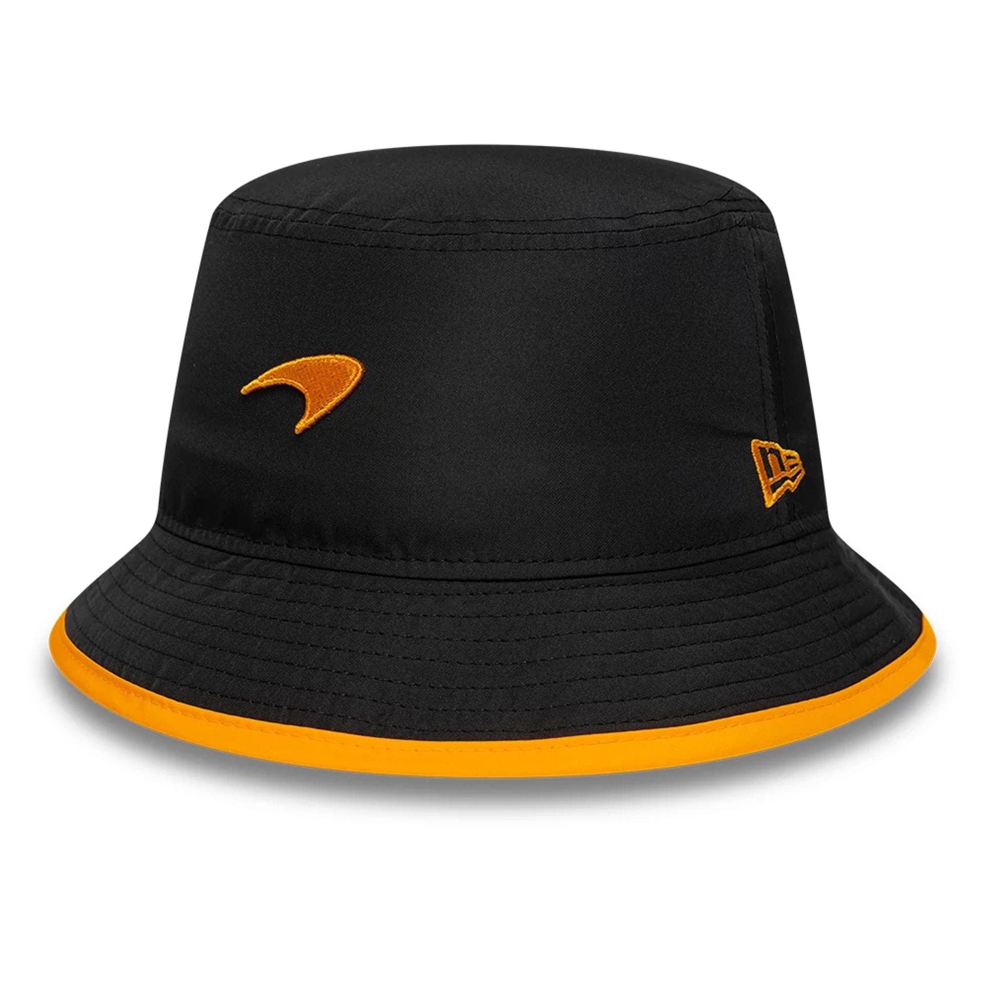 This is a McLaren x Reiss Seasonal Black Bucket Hat 1