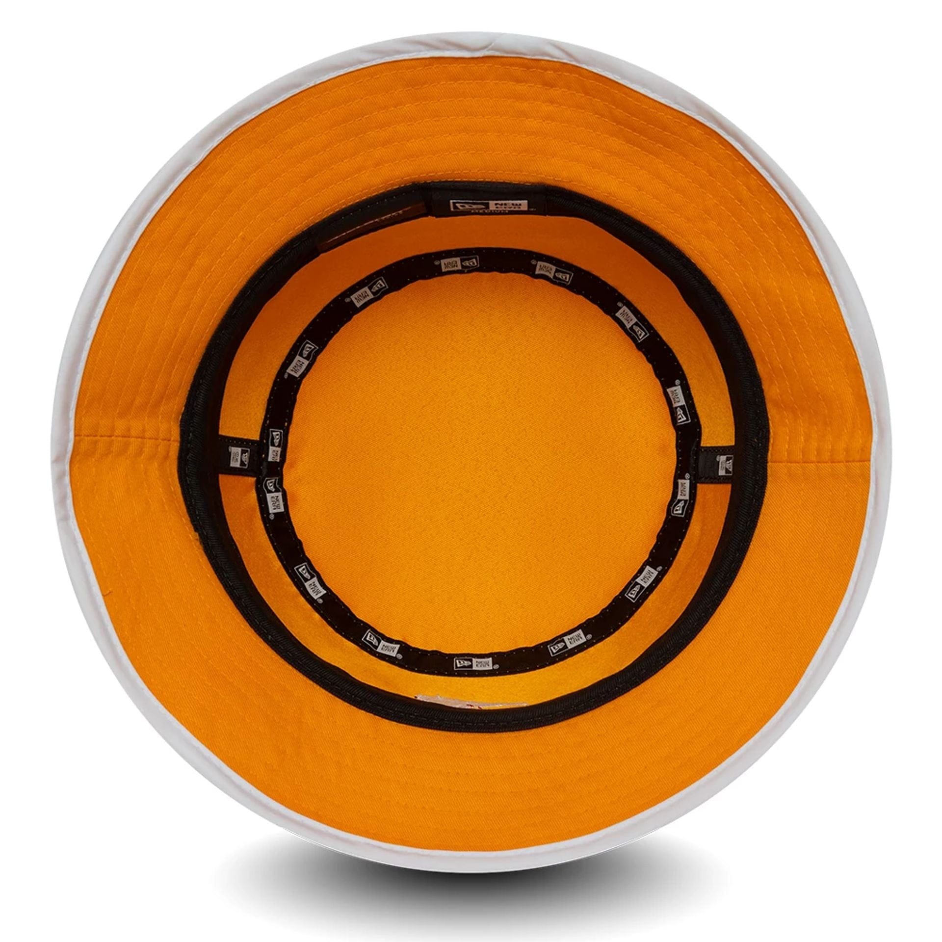 This is a McLaren x Reiss Seasonal Orange Bucket Hat 5