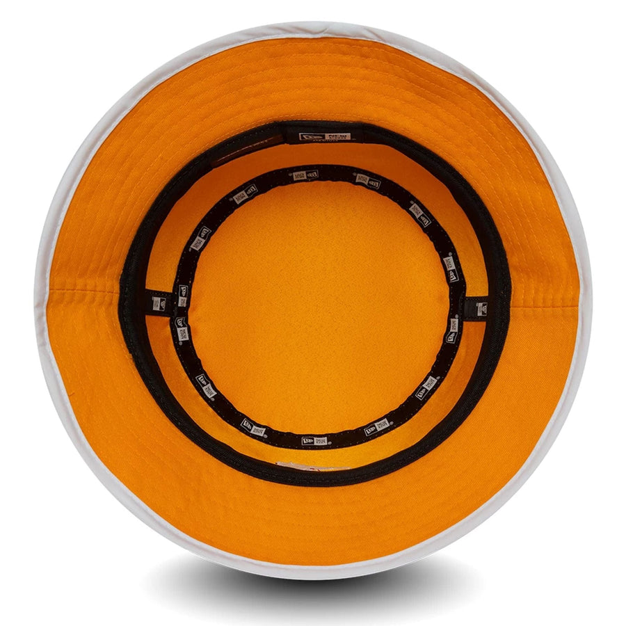 This is a McLaren x Reiss Seasonal Orange Bucket Hat 5