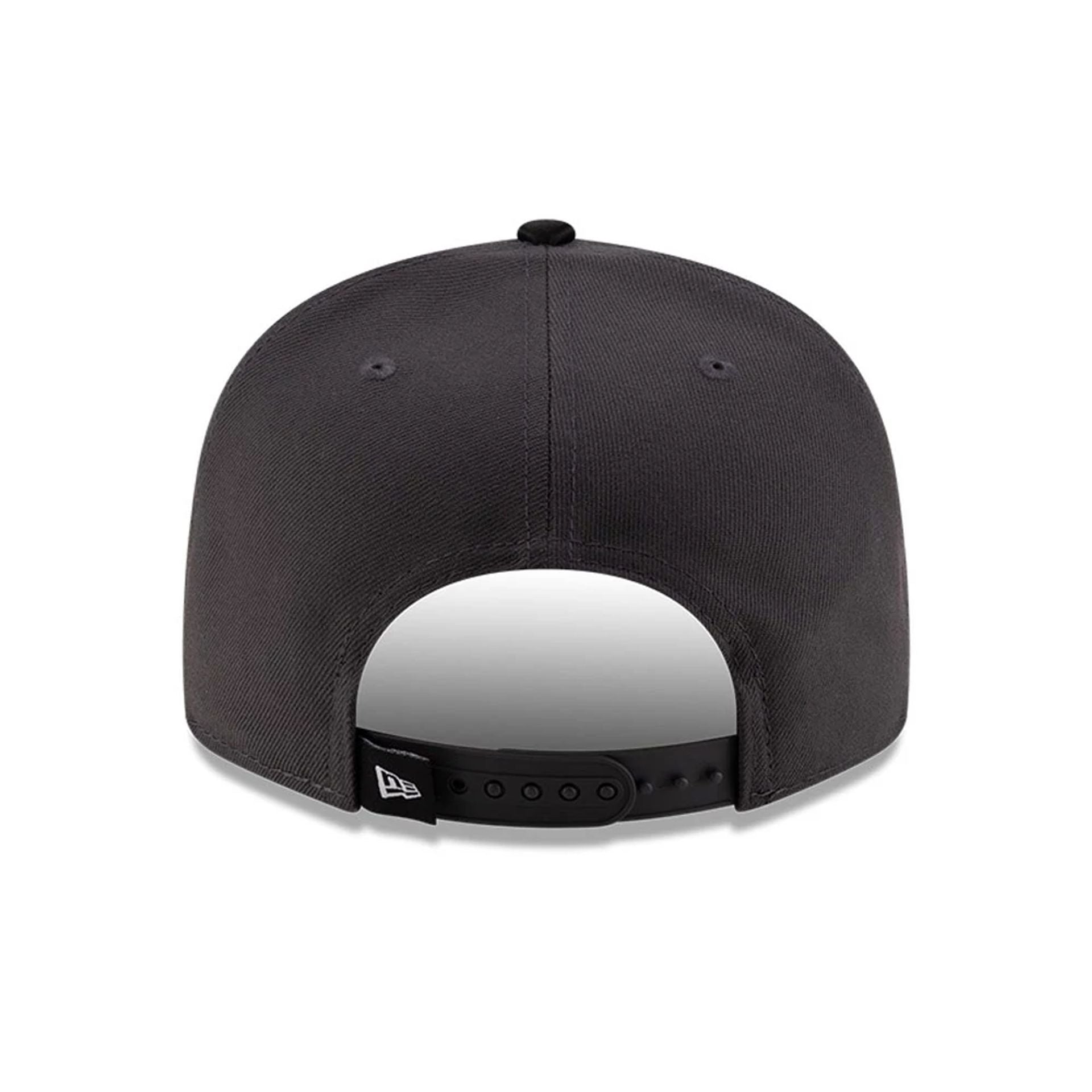 This is a NBA Conference Finals 2025 Indiana Pacers Dark Grey 9FIFTY Snapback Cap 7