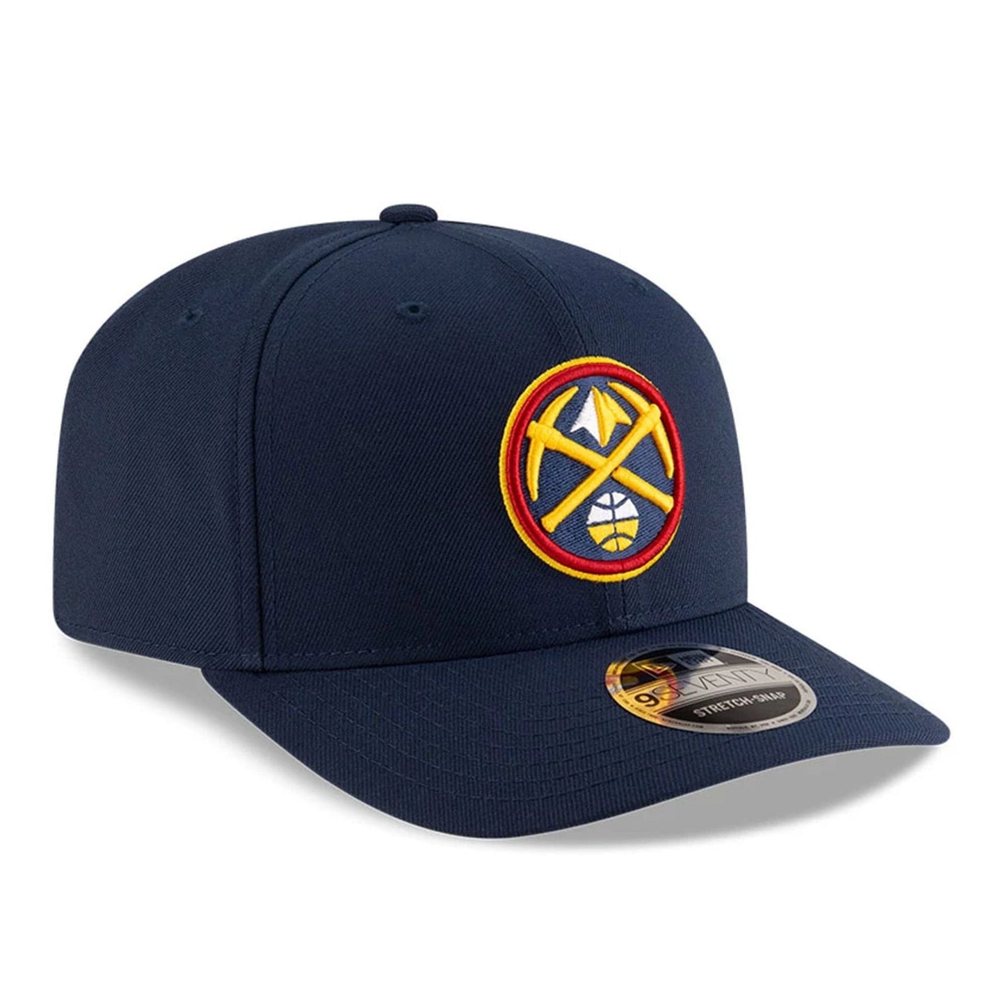 This is a Denver Nuggets NBA Team Dark Blue 9SEVENTY Stretch Snap Adjustable Cap 4