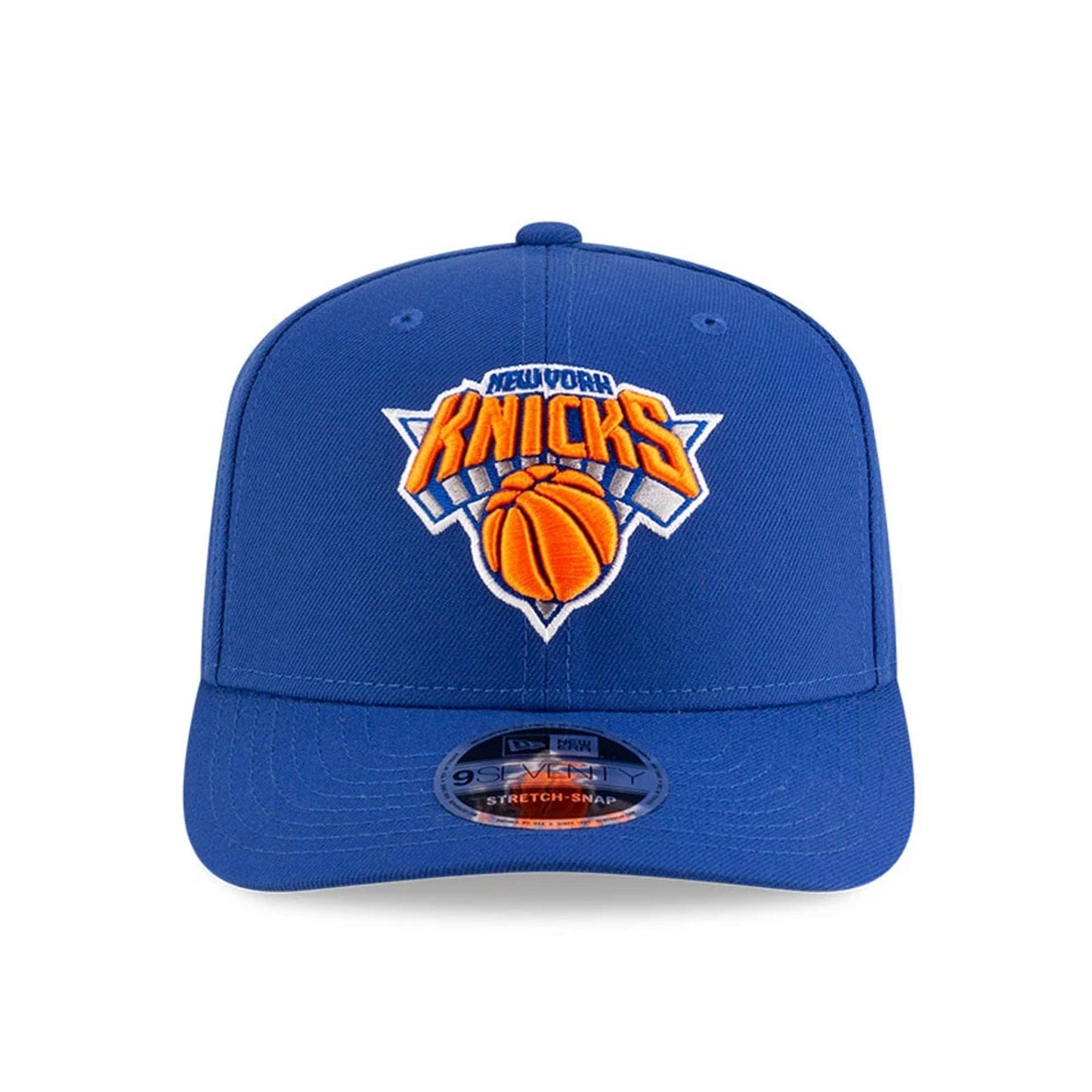 This is a New York Knicks NBA Team Blue 9SEVENTY Stretch Snap Adjustable Cap 3