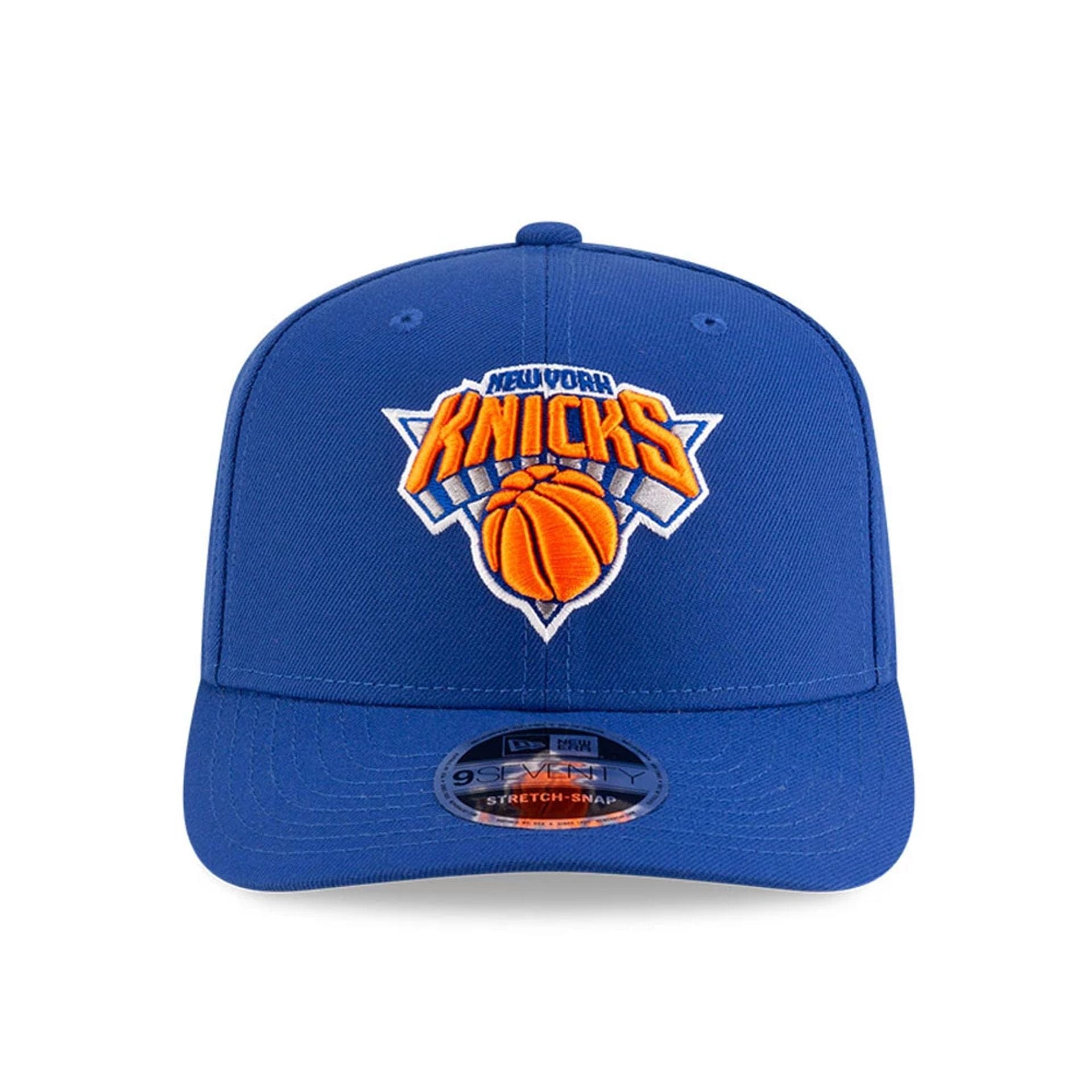 This is a New York Knicks NBA Team Blue 9SEVENTY Stretch Snap Adjustable Cap 3