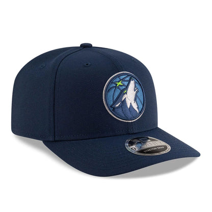 This is a Minnesota Timberwolves NBA Team Dark Blue 9SEVENTY Stretch Snap Adjustable Cap 4
