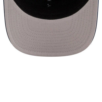 This is a New Orleans Pelicans NBA Team Dark Blue 9SEVENTY Stretch Snap Adjustable Cap 2