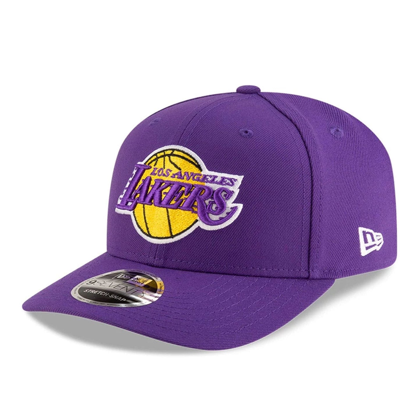 This is a LA Lakers NBA Team Purple 9SEVENTY Stretch Snap Adjustable Cap 1