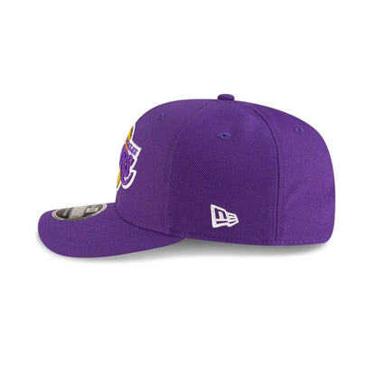 This is a LA Lakers NBA Team Purple 9SEVENTY Stretch Snap Adjustable Cap 5