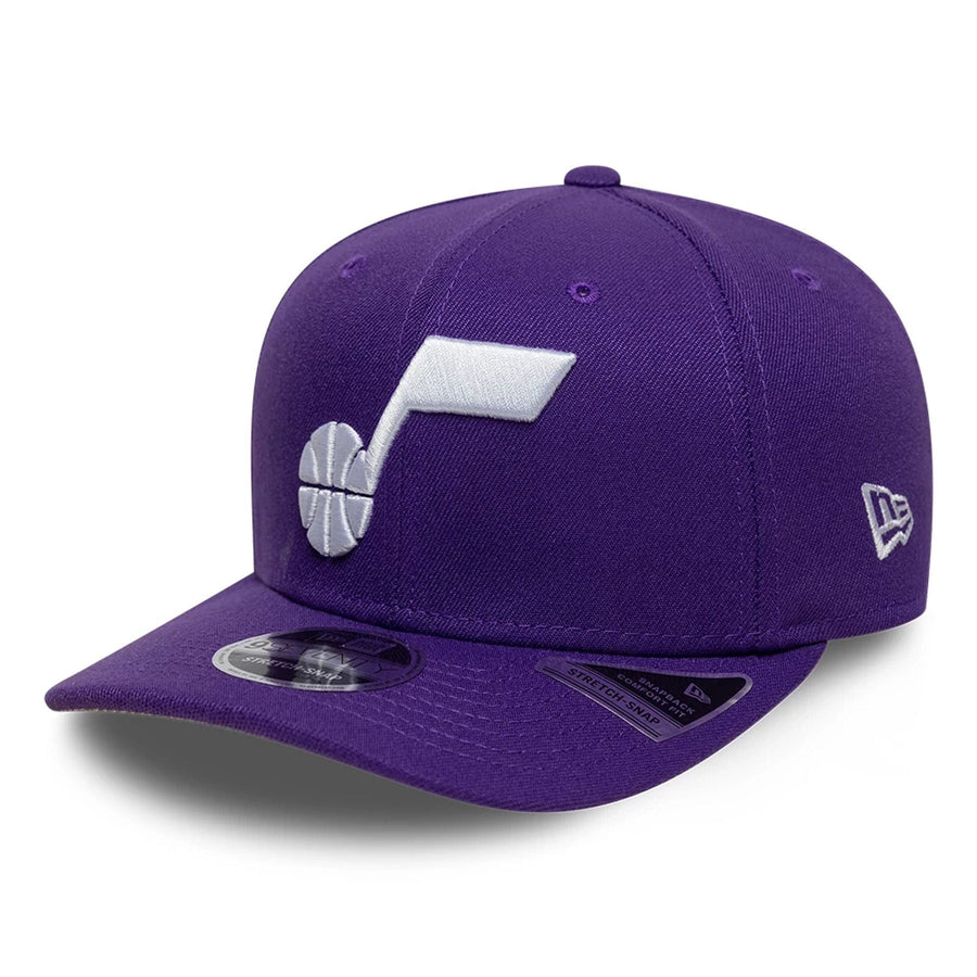 This is a Utah Jazz NBA Team Dark Blue 9SEVENTY Stretch Snap Adjustable Cap 1