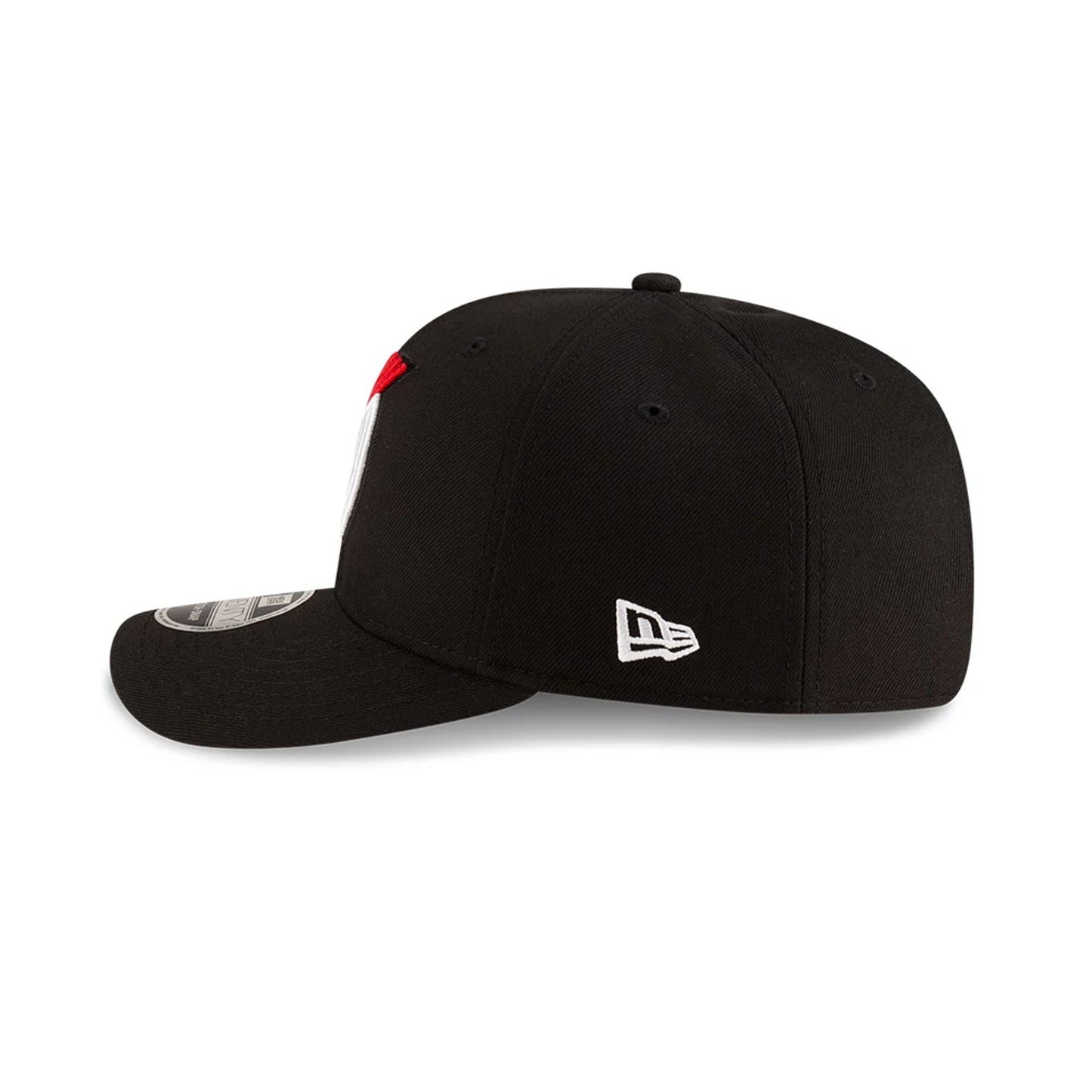 This is a Portland Trail Blazers NBA Team Black 9SEVENTY Stretch Snap Adjustable Cap 5