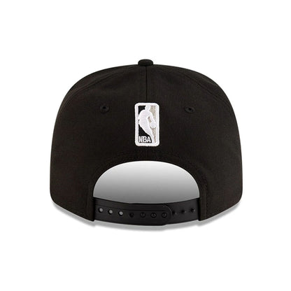 This is a San Antonio Spurs NBA Team Black 9SEVENTY Stretch Snap Adjustable Cap 7