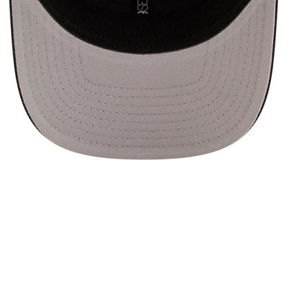 This is a Brooklyn Nets NBA Team Black 9SEVENTY Stretch Snap Adjustable Cap 2