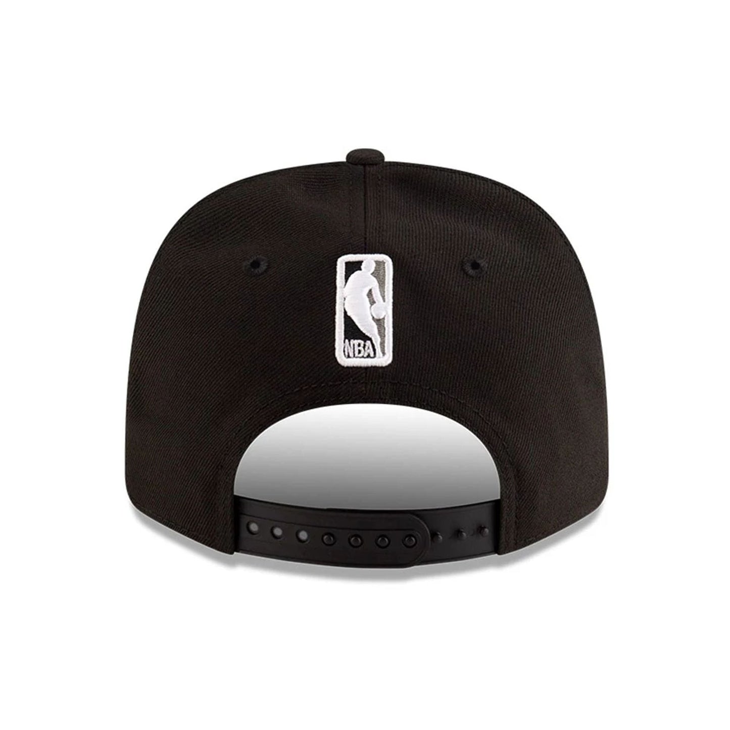 This is a Brooklyn Nets NBA Team Black 9SEVENTY Stretch Snap Adjustable Cap 7