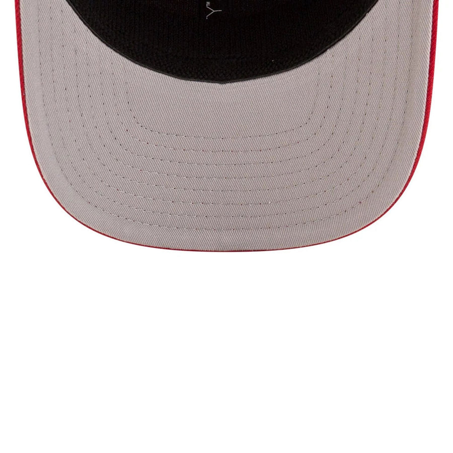 This is a Miami Heat NBA Team Dark Red 9SEVENTY Stretch Snap Adjustable Cap 2