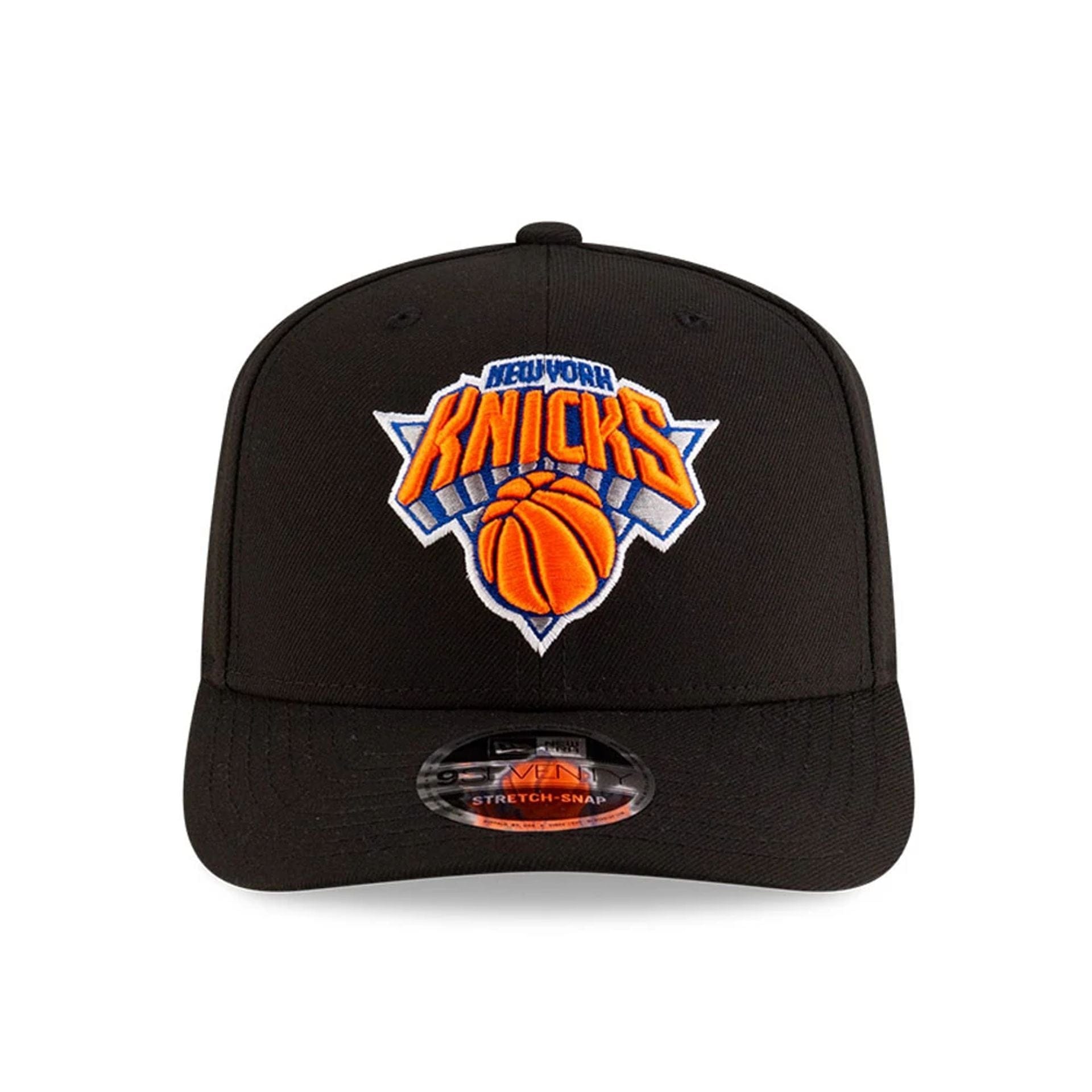 This is a New York Knicks NBA Team Black 9SEVENTY Stretch Snap Adjustable Cap 3
