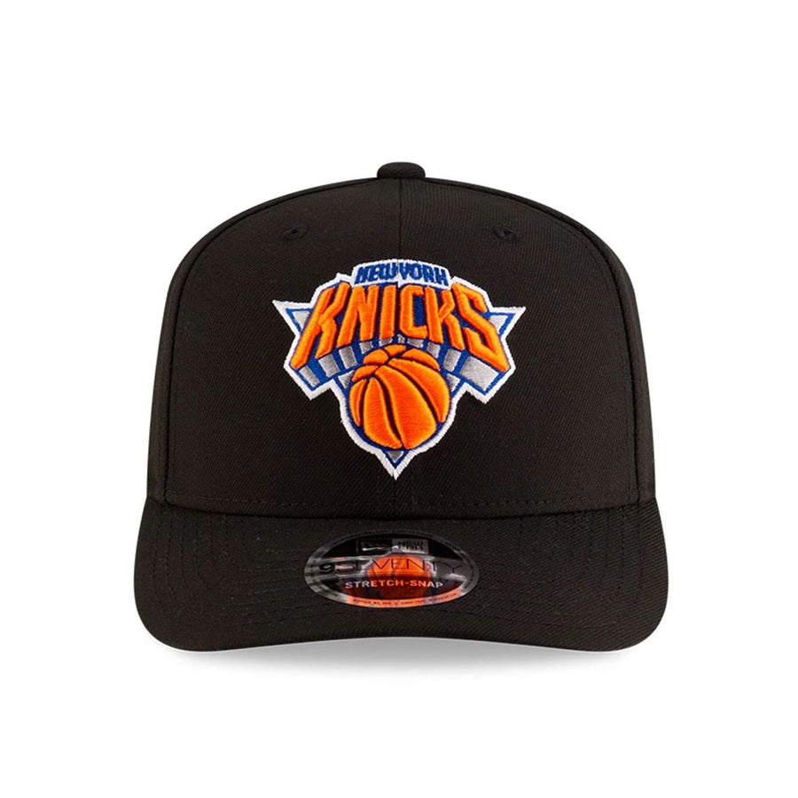 This is a New York Knicks NBA Team Black 9SEVENTY Stretch Snap Adjustable Cap 3