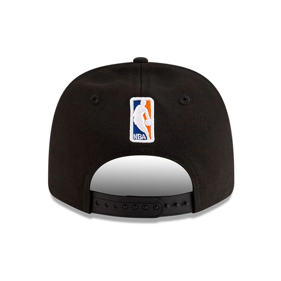 This is a New York Knicks NBA Team Black 9SEVENTY Stretch Snap Adjustable Cap 7