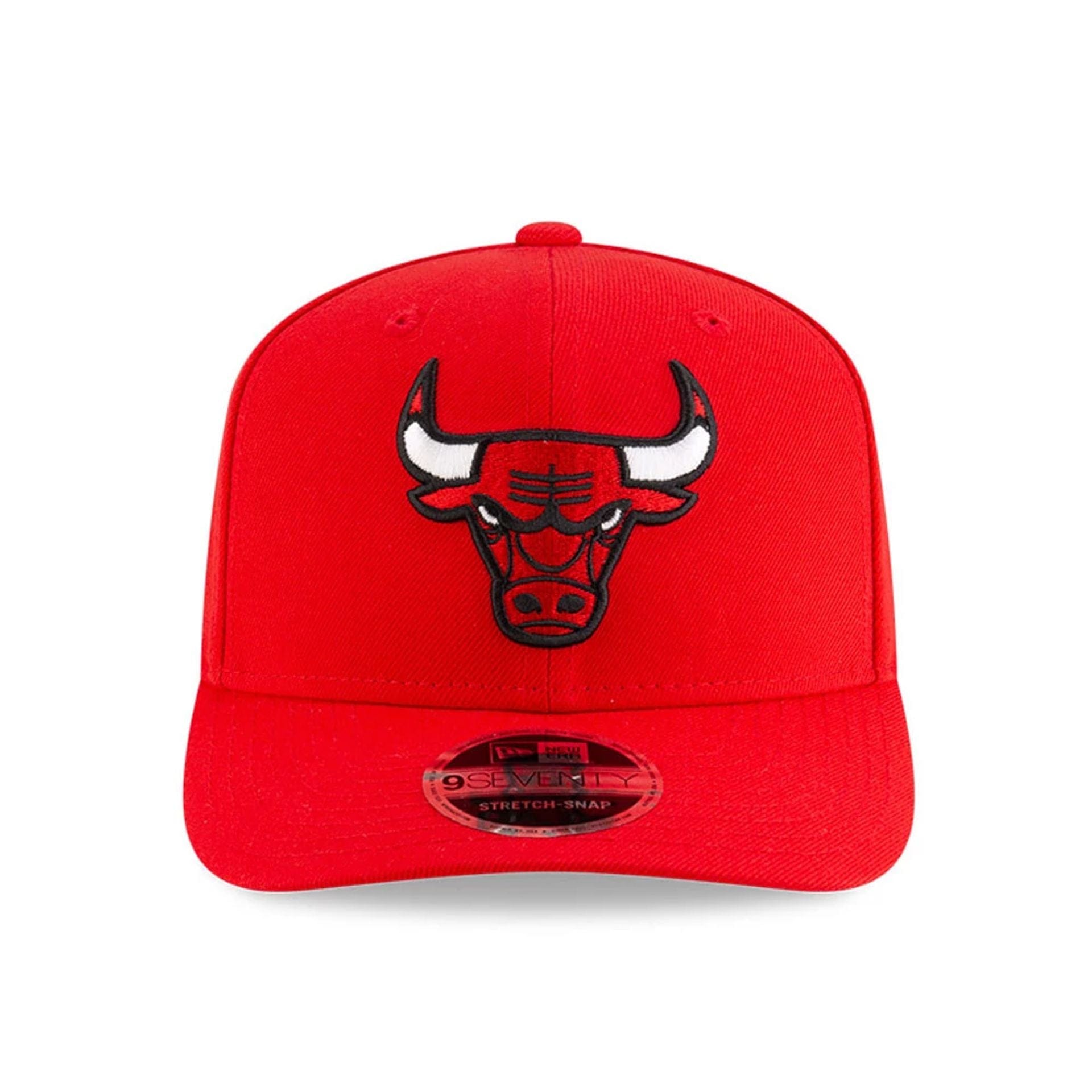This is a Chicago Bulls NBA Team Red 9SEVENTY Stretch Snap Adjustable Cap 3