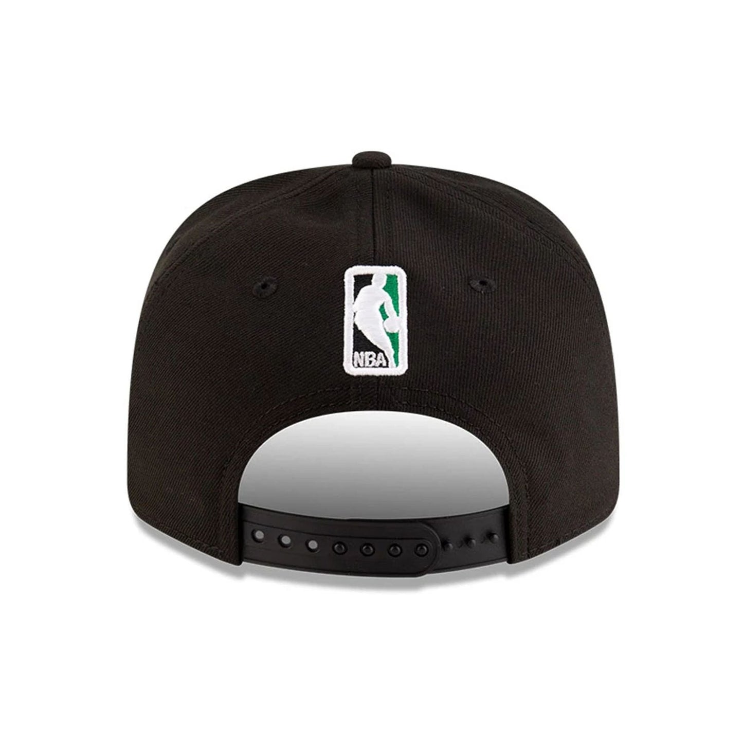 This is a Boston Celtics NBA Team Black 9SEVENTY Stretch Snap Adjustable Cap 7