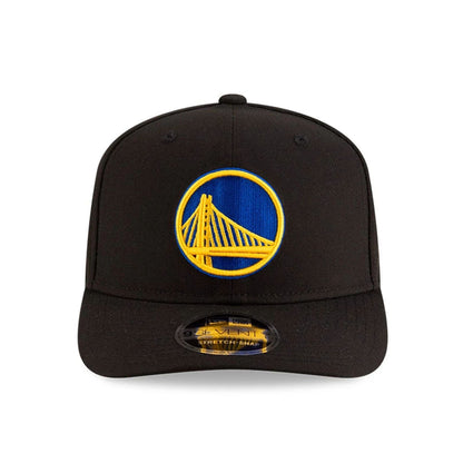 This is a Golden State Warriors NBA Team Black 9SEVENTY Stretch Snap Adjustable Cap 3