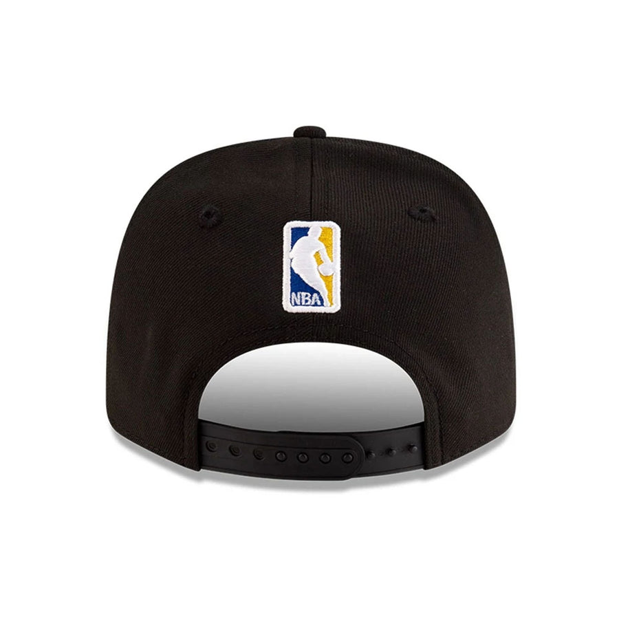 This is a Golden State Warriors NBA Team Black 9SEVENTY Stretch Snap Adjustable Cap 7