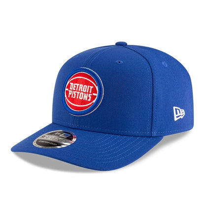 This is a Detroit Pistons NBA Team Blue 9SEVENTY Stretch Snap Adjustable Cap 1