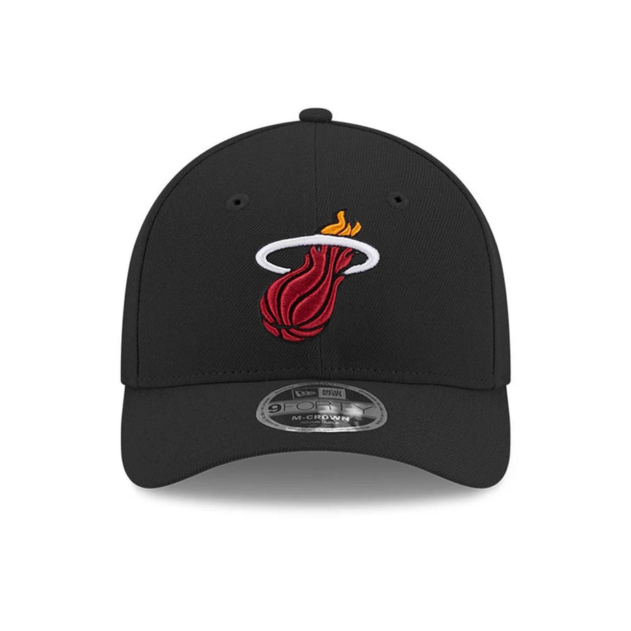 This is a Miami Heat NBA Team Black 9FORTY M-Crown Adjustable Cap 2