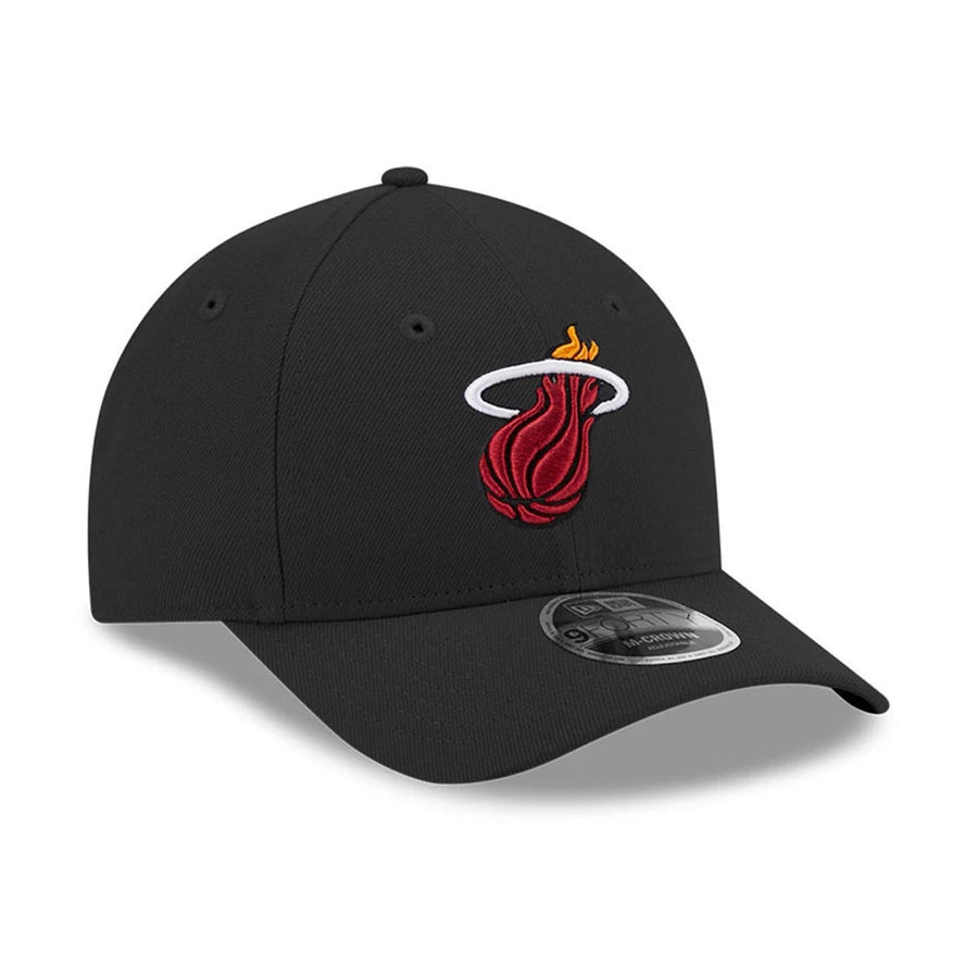 This is a Miami Heat NBA Team Black 9FORTY M-Crown Adjustable Cap 3