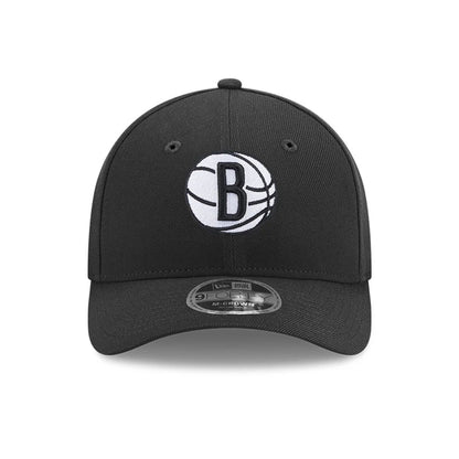 This is a Brooklyn Nets NBA Team Black 9FORTY M-Crown Adjustable Cap 2