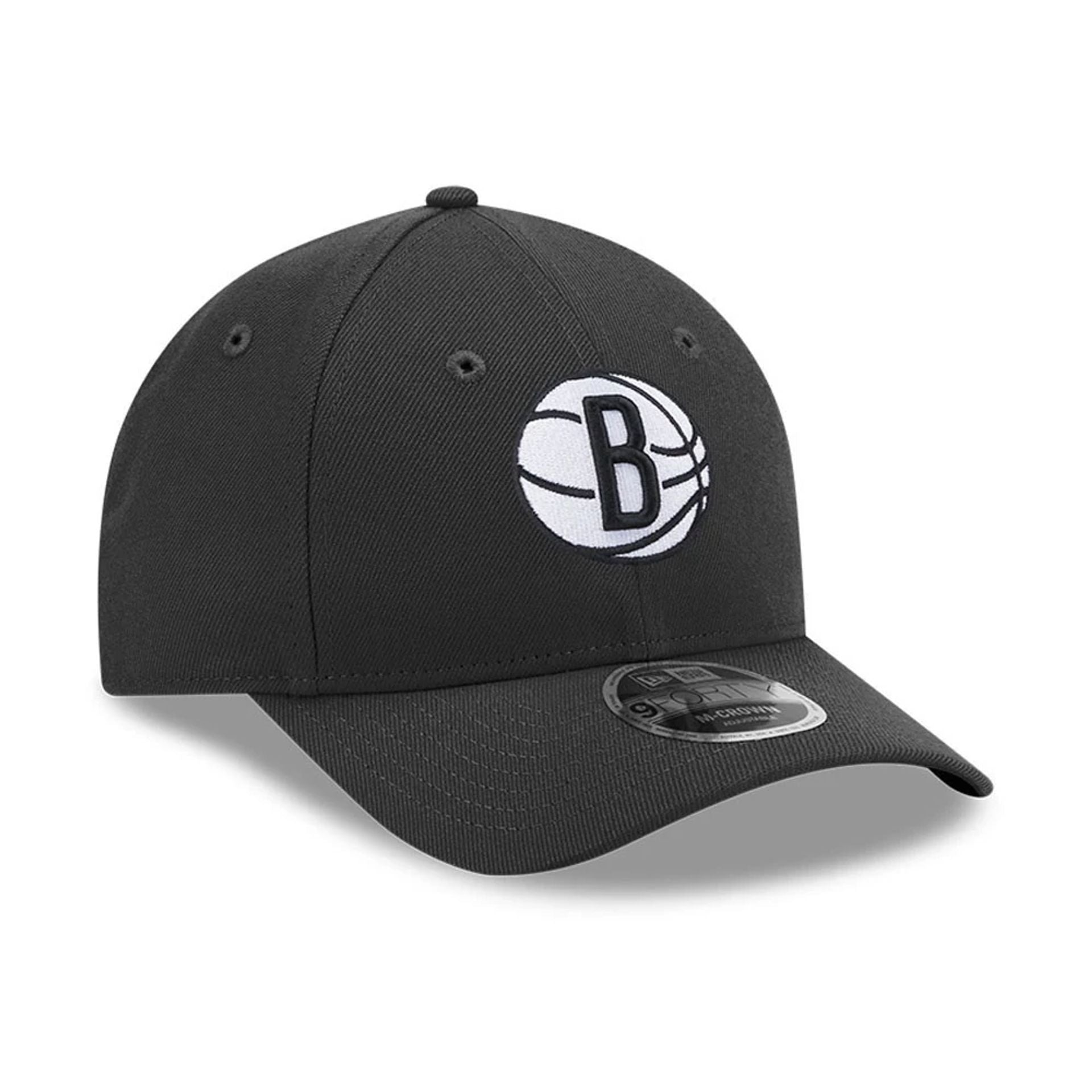This is a Brooklyn Nets NBA Team Black 9FORTY M-Crown Adjustable Cap 3