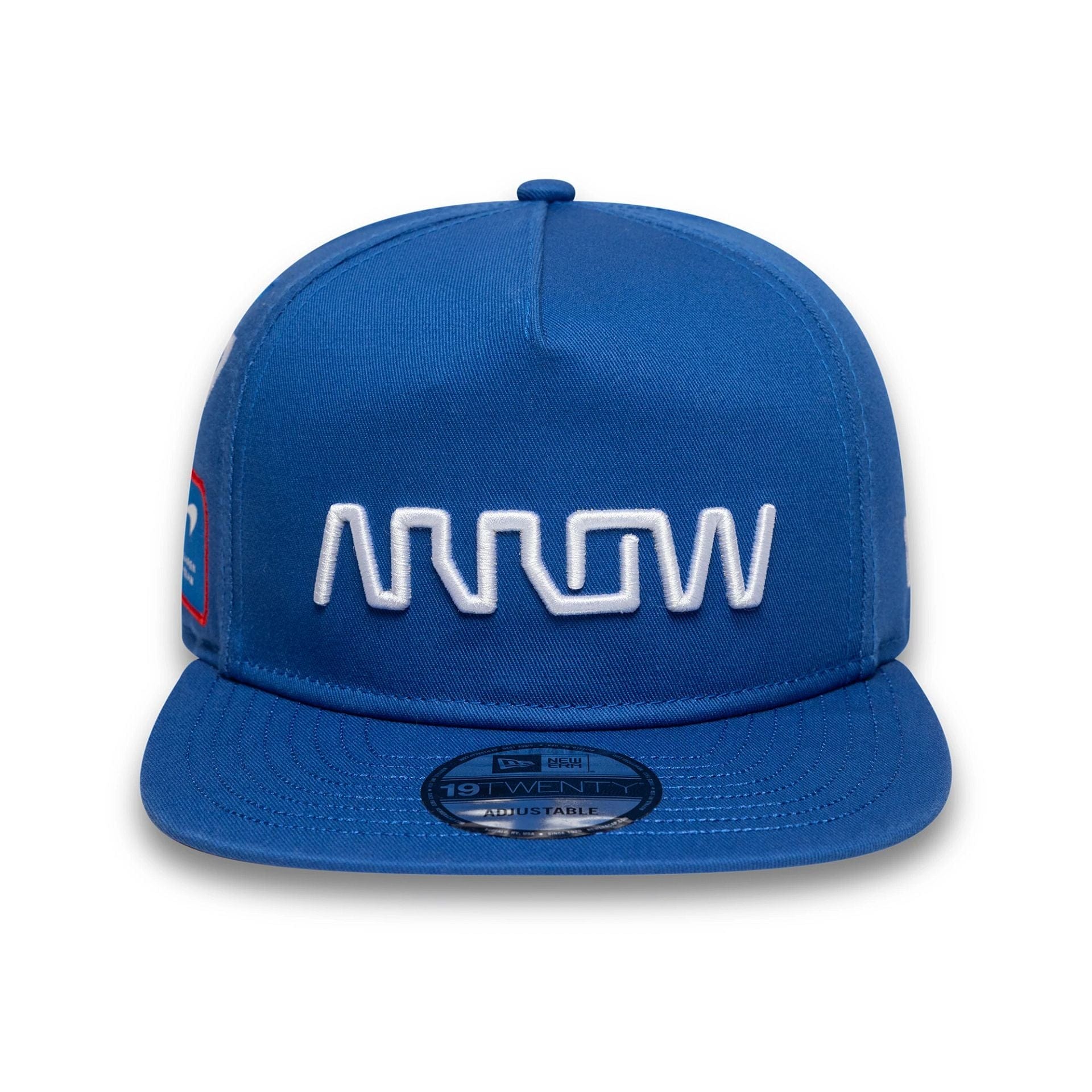This is a Arrow McLaren Indycar Kyle Larson Blue Golfer Adjustable Cap 3