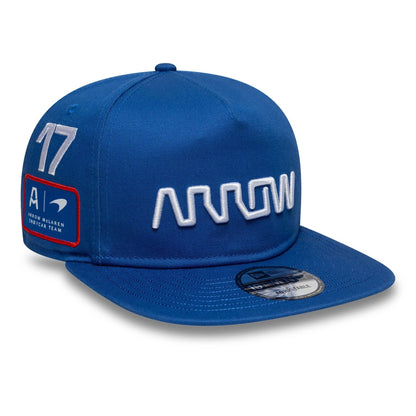 This is a Arrow McLaren Indycar Kyle Larson Blue Golfer Adjustable Cap 1