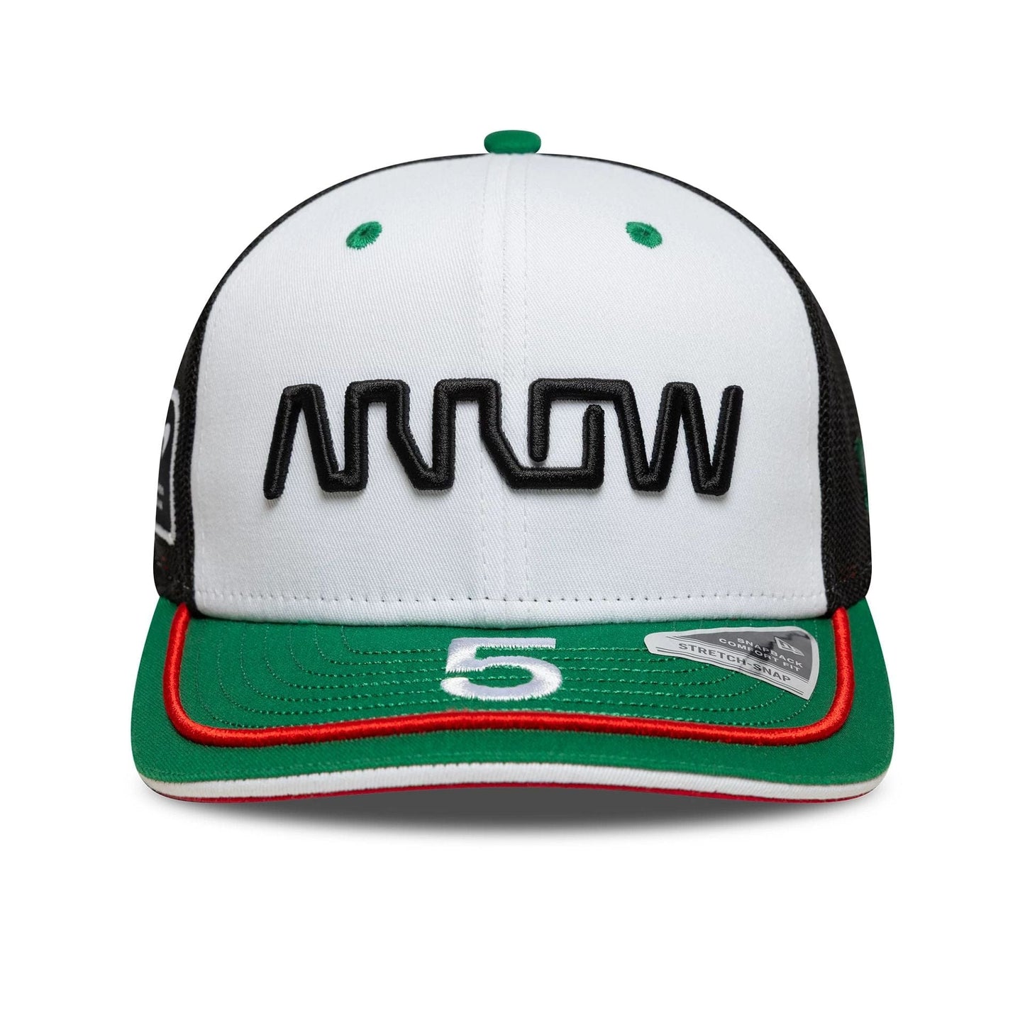 This is a Arrow McLaren Indycar Patricio O'Ward Green 9FIFTY Stretch Snap Adjustable Cap 3