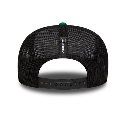 This is a Arrow McLaren Indycar Patricio O'Ward Green 9FIFTY Stretch Snap Adjustable Cap 7