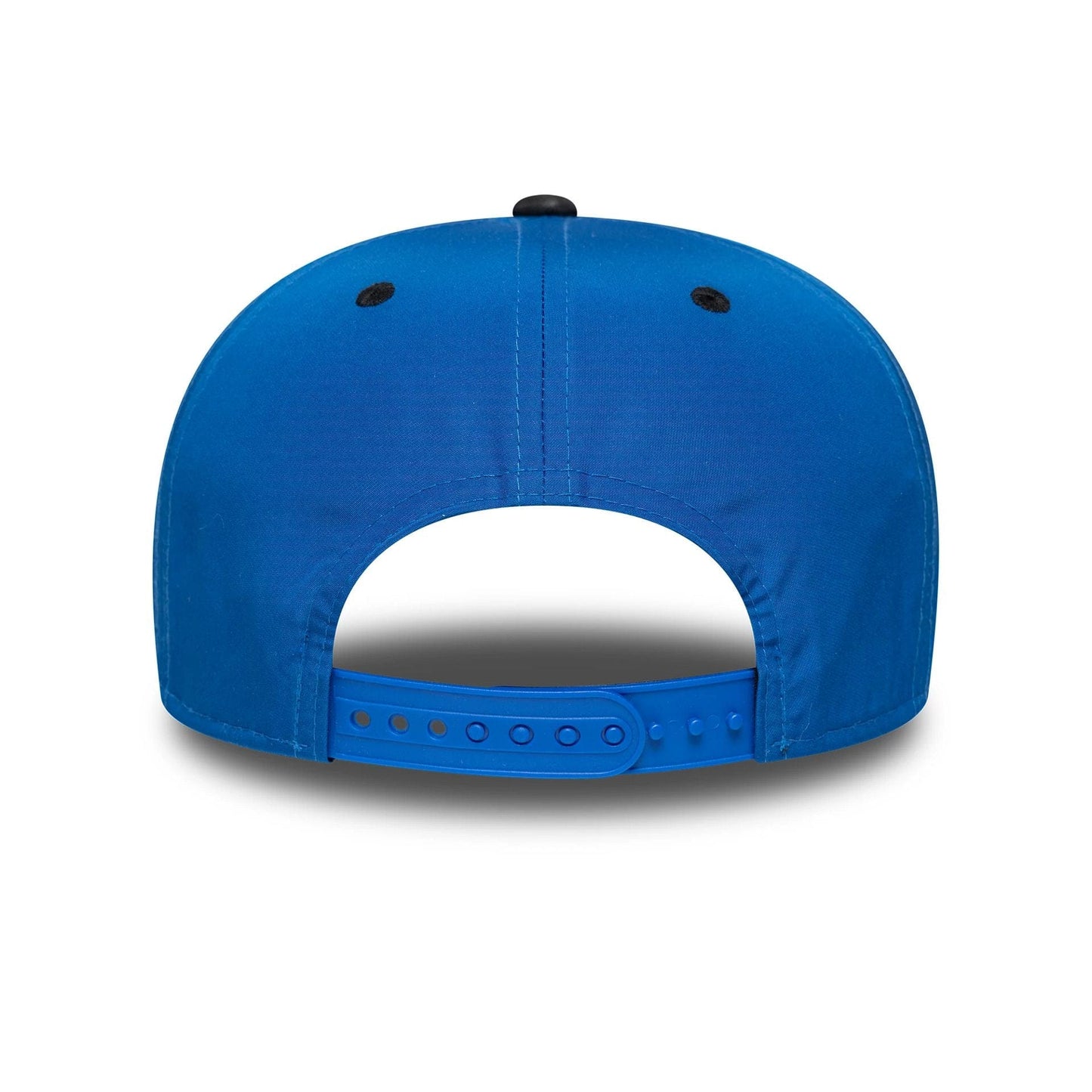 This is a London Spirit The Hundred 2025 All Over Print Blue 9SEVENTY Stretch Snap Adjustable Cap 6