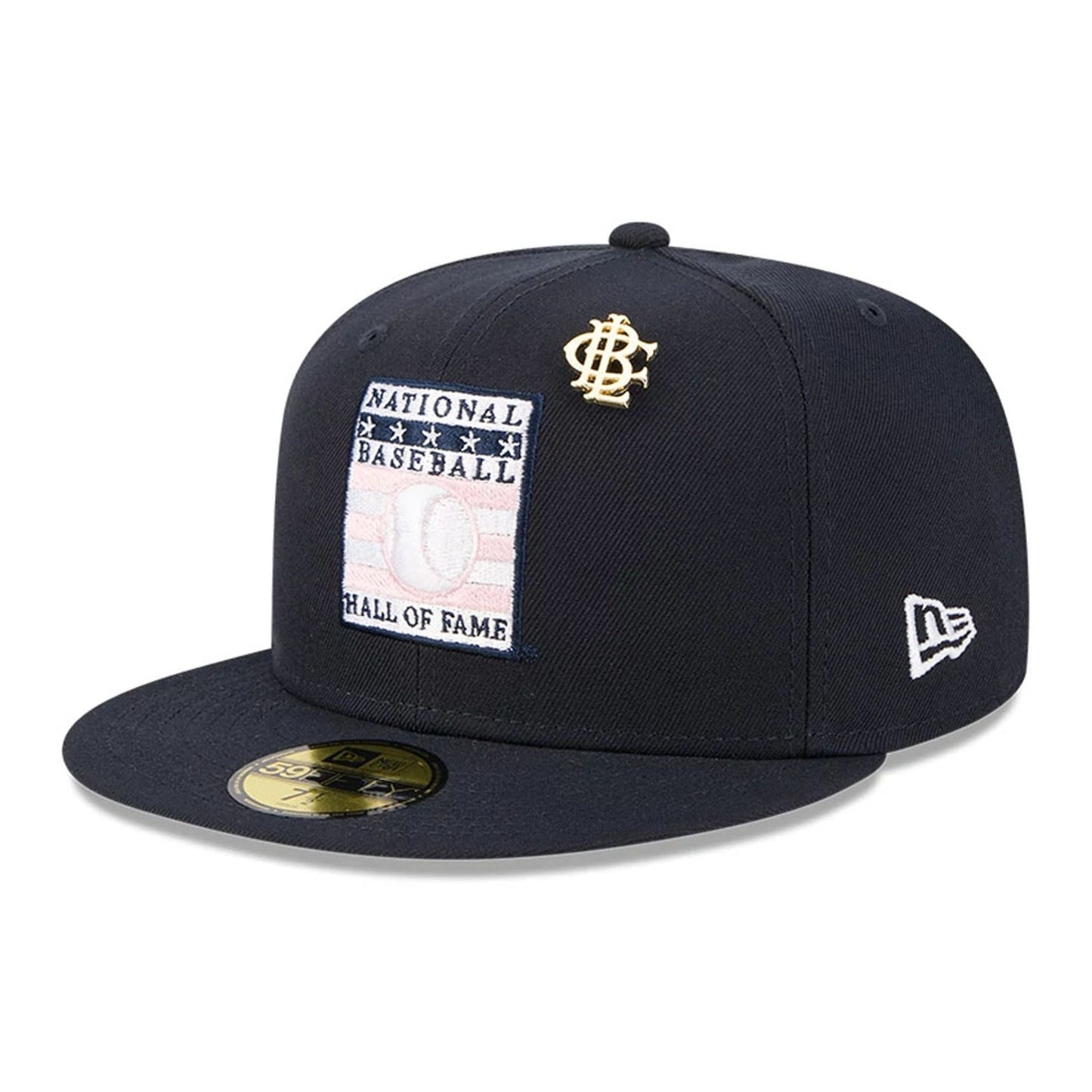 This is a Baseball Hall Of Fame Big League Chew Navy 59FIFTY Fitted Cap 4