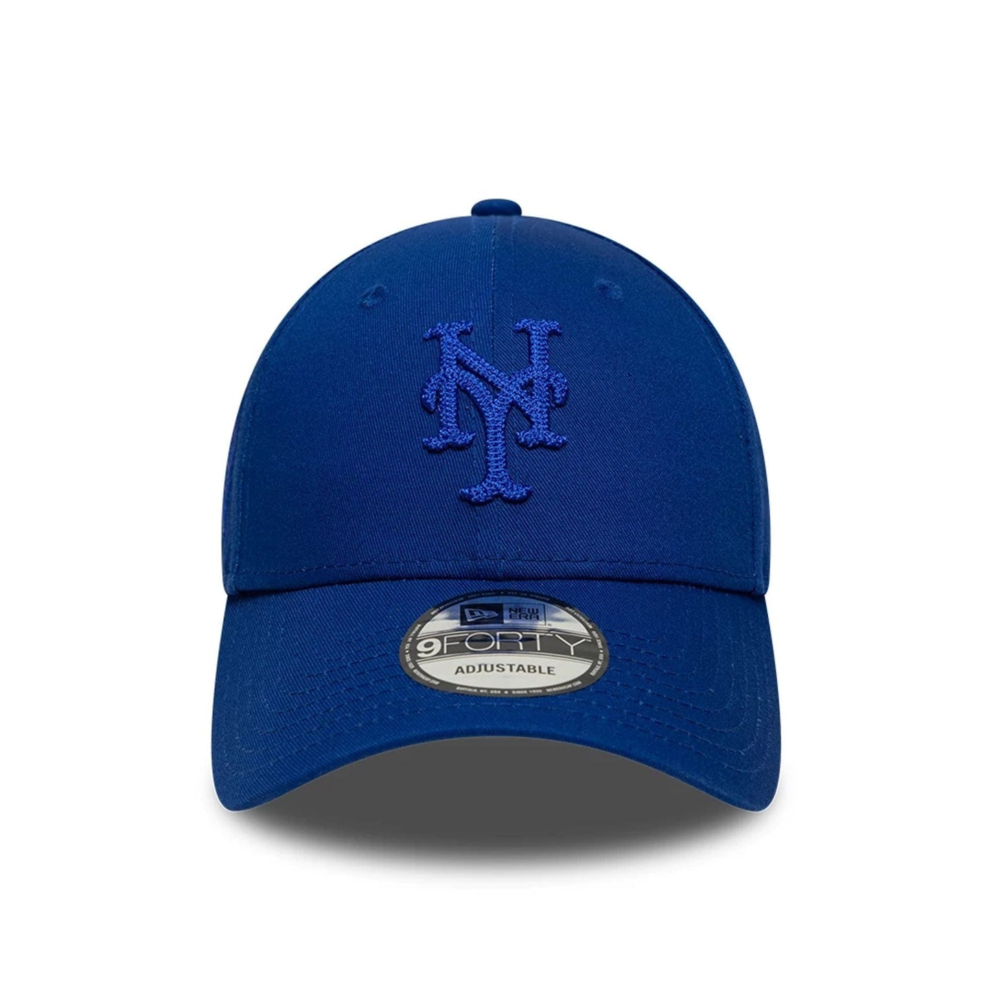 This is a New York Mets MLB Subway Series Tonal Logo Blue 9FORTY Adjustable Cap 2