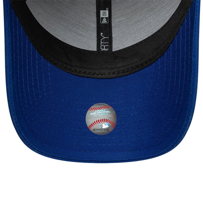 This is a New York Mets MLB Subway Series Tonal Logo Blue 9FORTY Adjustable Cap 7