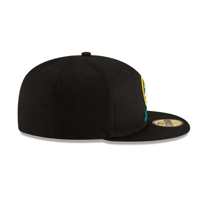 This is a California Golden Seals NHL Basic Black 59FIFTY Fitted Cap 6