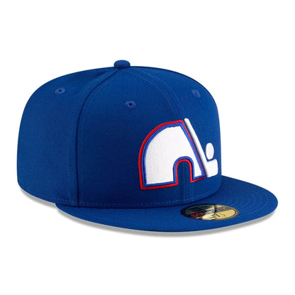 This is a Quebec Nordiques NHL Basic Blue 59FIFTY Fitted Cap 4