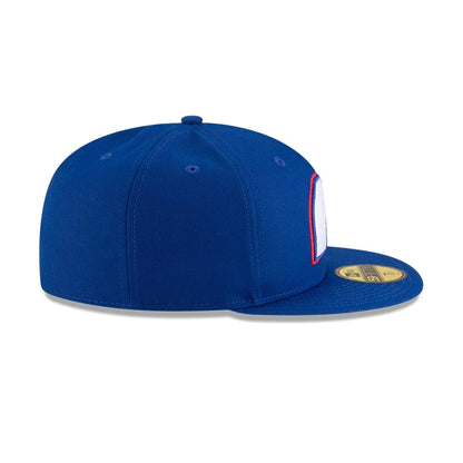 This is a Quebec Nordiques NHL Basic Blue 59FIFTY Fitted Cap 6