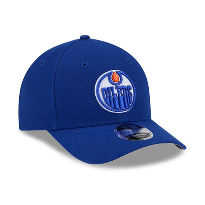 This is a Edmonton Oilers NHL Team Blue 9FORTY M-Crown Adjustable Cap 3