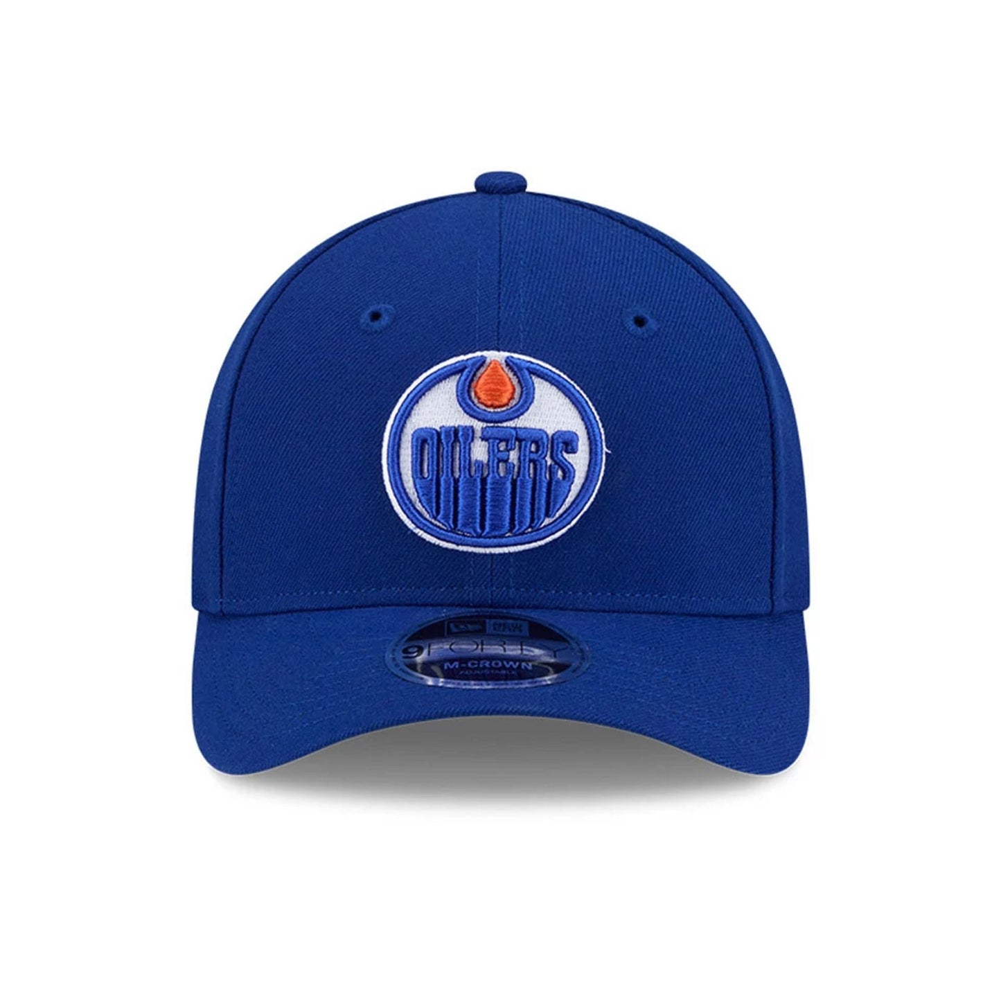 This is a Edmonton Oilers NHL Team Blue 9FORTY M-Crown Adjustable Cap 4