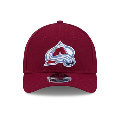 This is a Colorado Avalanche NHL Team Dark Red 9FORTY M-Crown Adjustable Cap 3