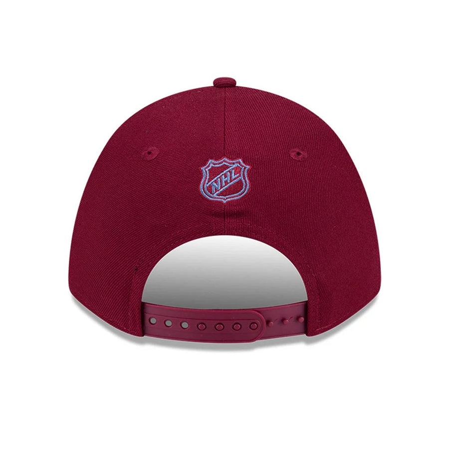 This is a Colorado Avalanche NHL Team Dark Red 9FORTY M-Crown Adjustable Cap 7