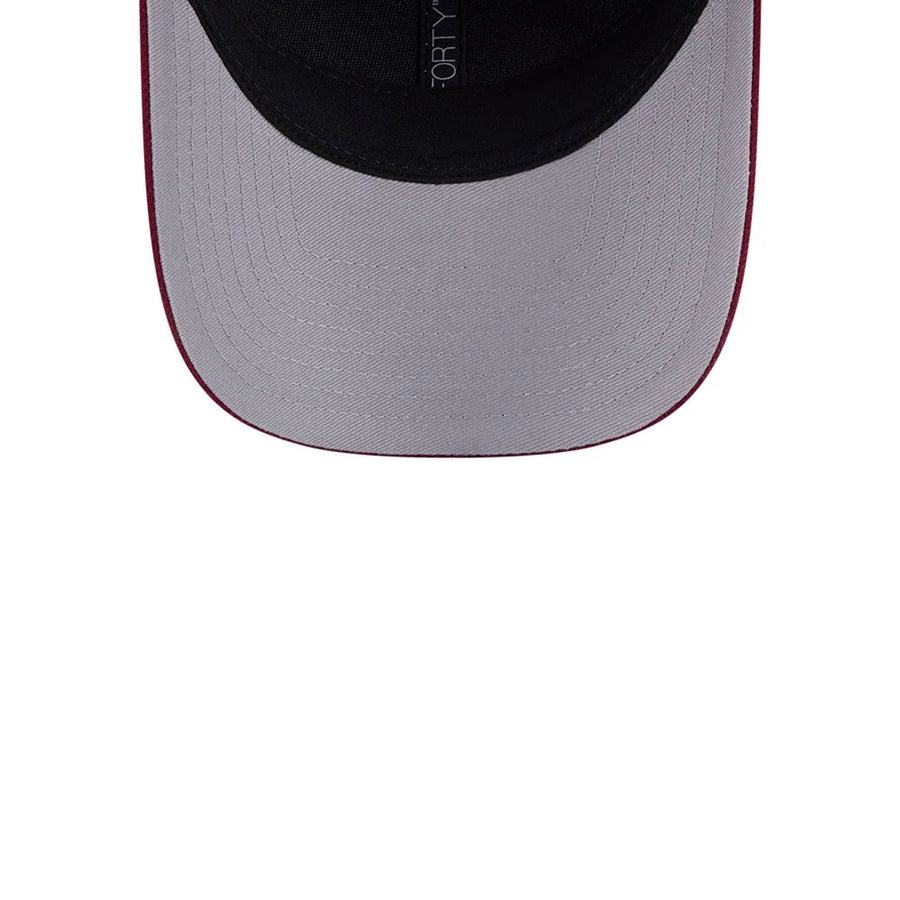 This is a Colorado Avalanche NHL Team Dark Red 9FORTY M-Crown Adjustable Cap 2