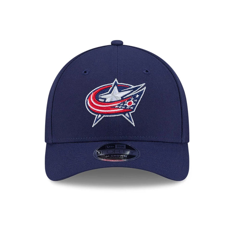 This is a Columbus Blue Jackets NHL Team Navy 9FORTY M-Crown Adjustable Cap 3
