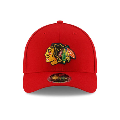 This is a Chicago Blackhawks NHL Team Red 9FORTY M-Crown Adjustable Cap 3