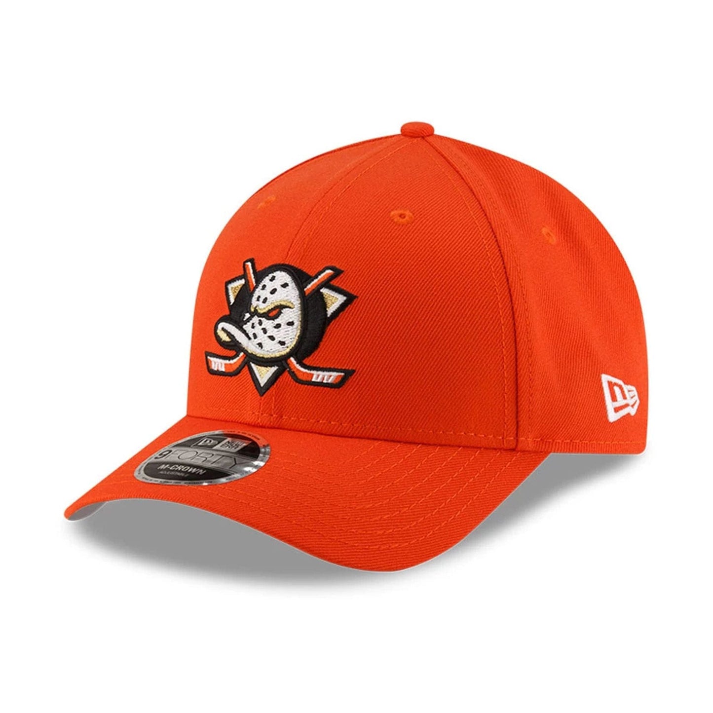 This is a Anaheim Ducks NHL Team Orange 9FORTY M-Crown Adjustable Cap 1
